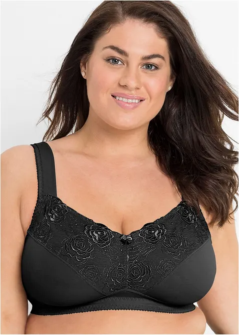 Soutien-gorge minimiseur sans armatures, bretelles rembourr&eacute;es, bonprix