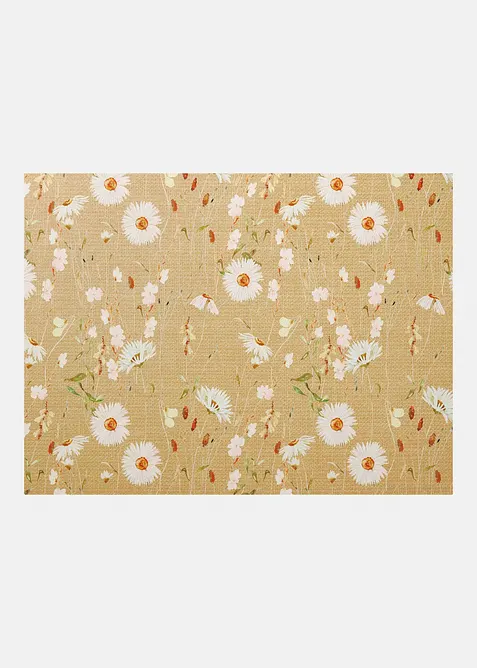 Paillasson lavable &agrave; motif floral, bonprix