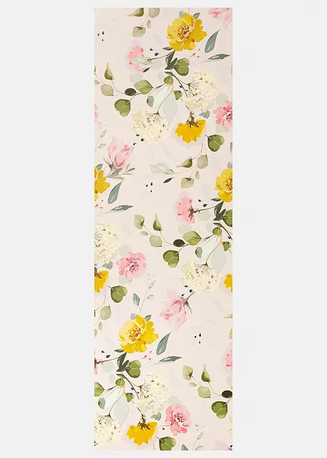 Paillasson lavable &agrave; imprim&eacute; floral, bonprix