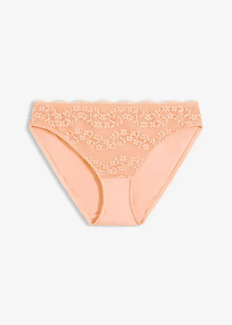 Slip en coton doux et dentelle, bonprix