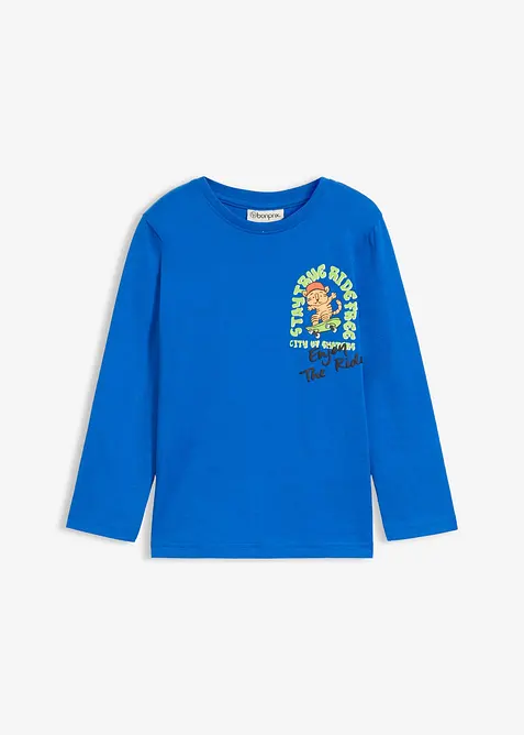 T-shirt manches longues 100% coton, bonprix