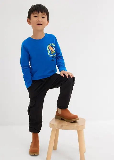 T-shirt manches longues 100% coton, bonprix