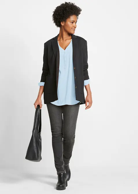 Blouse douce en viscose, bonprix