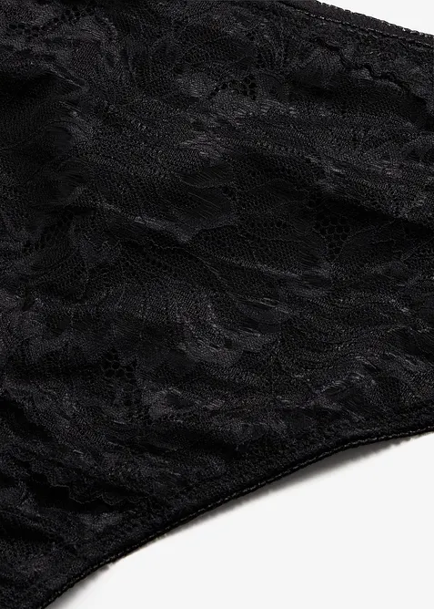 String taille haute avec dentelle, bonprix