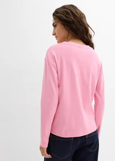 T-shirt manches longues 100% coton &eacute;pais, bonprix