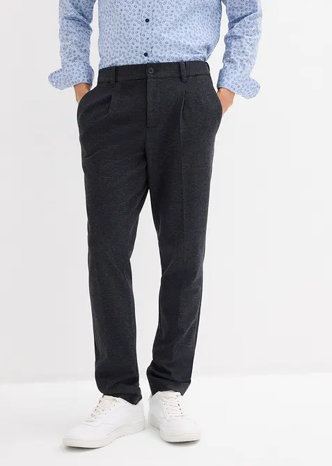 Pantalon regular &agrave; taille &eacute;lastiqu&eacute;e, confortable et extensible, bonprix