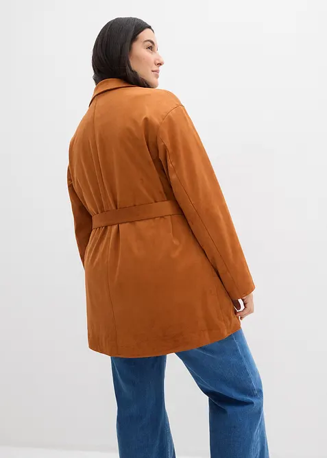 Manteau court avec ceinture, bonprix