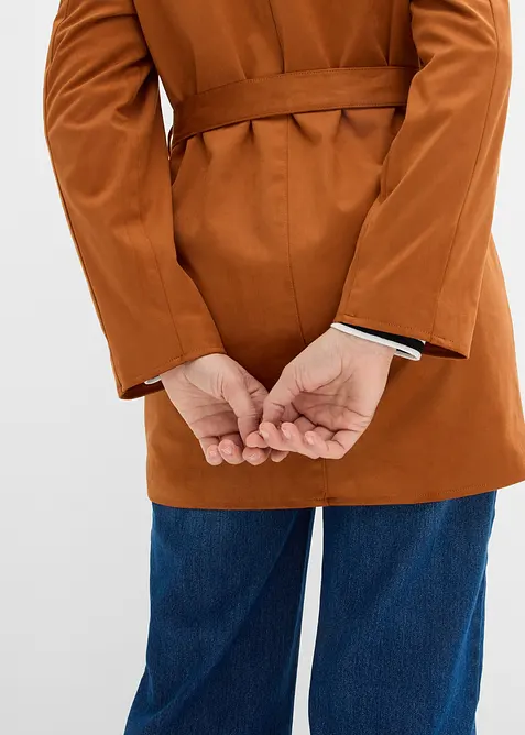 Manteau court avec ceinture, bonprix