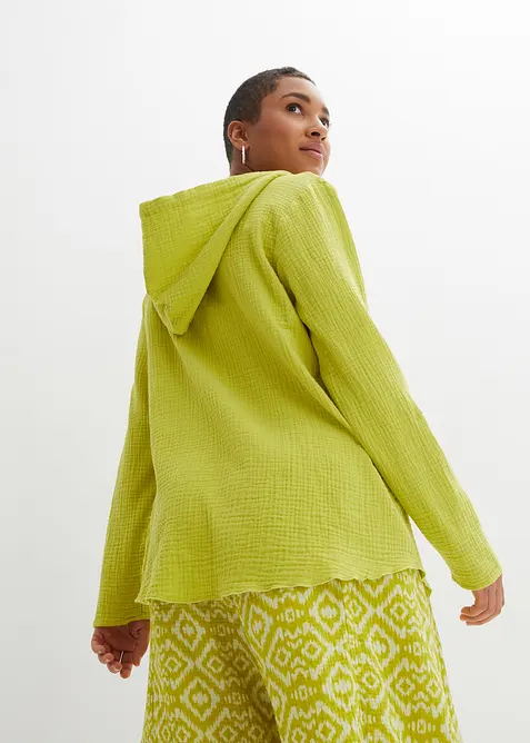 Blouse l&eacute;g&egrave;re en gaze de coton, bonprix