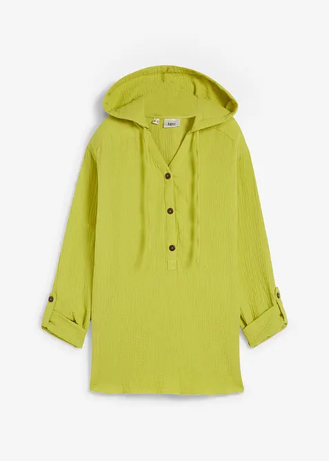 Blouse l&eacute;g&egrave;re en gaze de coton, bonprix