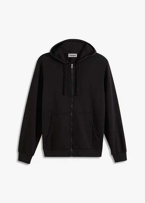 Sweat zipp&eacute; &agrave; capuche, bonprix