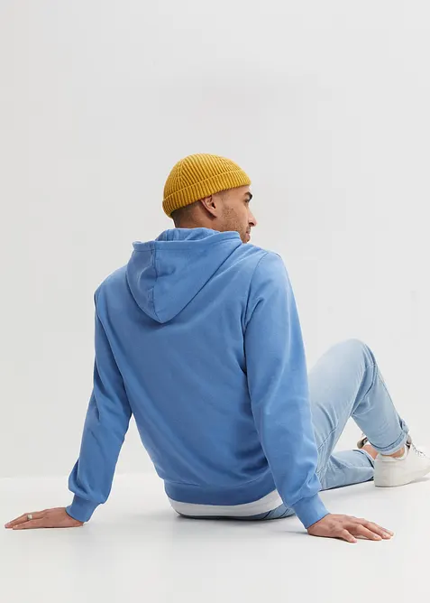 Sweat zipp&eacute; &agrave; capuche, regular, bonprix