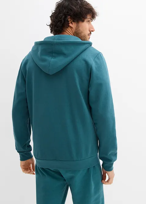 Sweat zipp&eacute; &agrave; capuche, regular, bonprix