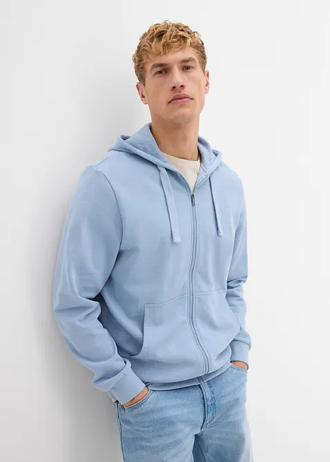 Sweat zipp&eacute; &agrave; capuche, bonprix