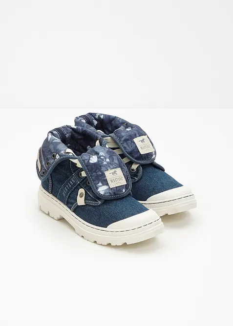 Baskets montantes Mustang en toile coton, Mustang