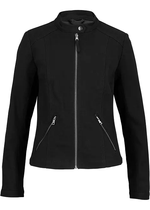 Veste en coton twill avec empi&egrave;cements lat&eacute;raux extensibles, bonprix