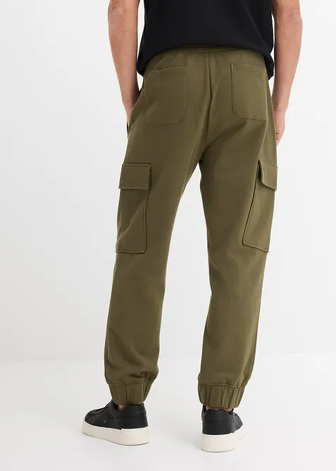 Pantalon de jogging avec poches cargo, loose, bonprix