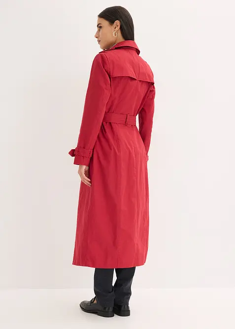Trench-coat long ceintur&eacute; &agrave; la taille, bonprix