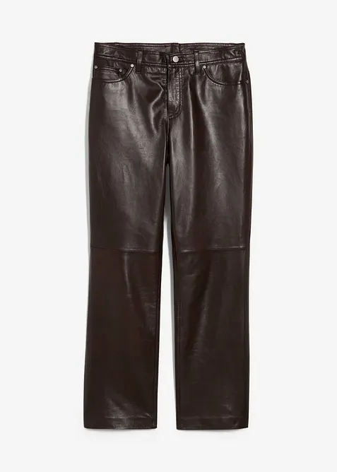 Pantalon en cuir d&rsquo;agneau nappa, bonprix