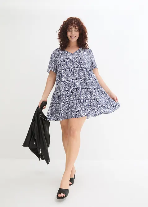 Veste biker en cuir nappa d&rsquo;agneau, bonprix