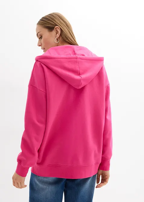 Sweat zipp&eacute; &agrave; capuche, bonprix