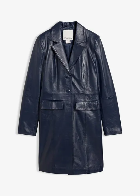 Manteau court en cuir d&rsquo;agneau nappa, bonprix