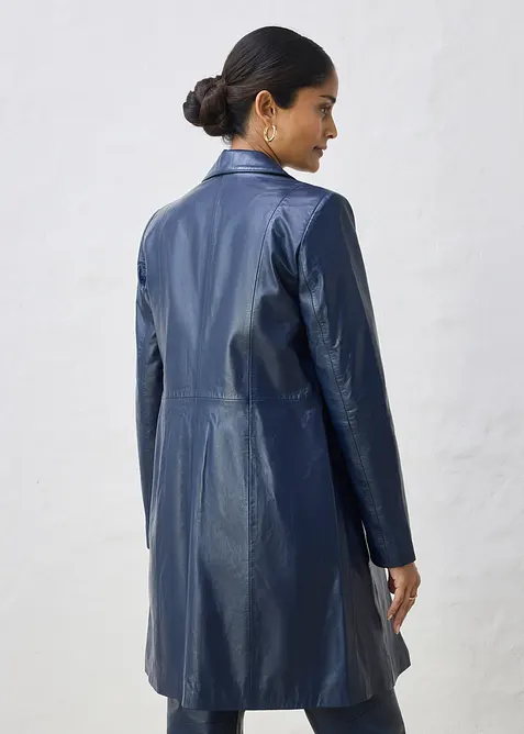 Manteau court en cuir d&rsquo;agneau nappa, bonprix