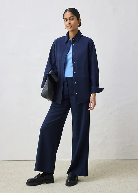 Chemise en cuir velours, bonprix