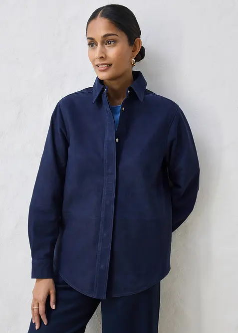 Chemise en cuir velours, bonprix