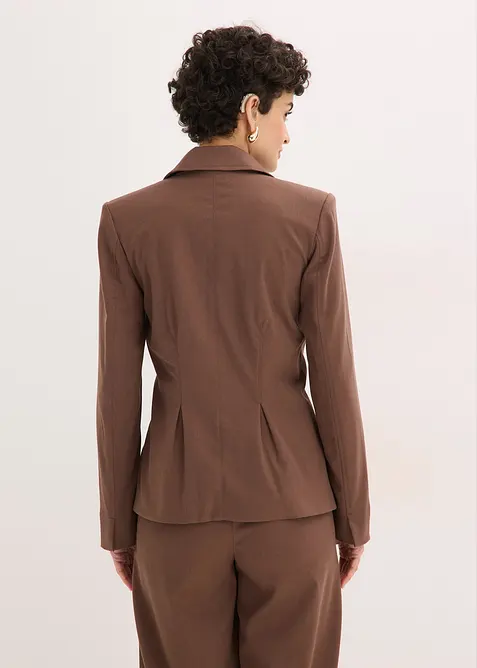 Blazer &agrave; plis couch&eacute;s, bonprix