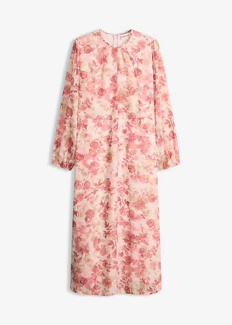 Robe en mousseline avec lien &agrave; nouer (ens.&nbsp;2&nbsp;pces), bonprix