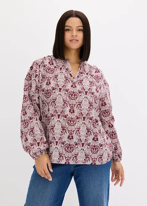 Blouse 100% coton, bonprix