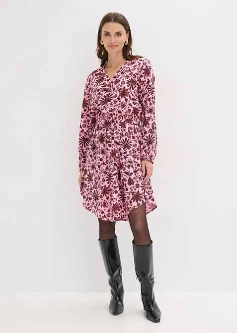 Robe midi en viscose fluide, bonprix