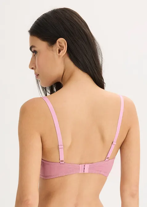 Lot de 2 soutiens-gorge push-up coton sans armatures, bonprix