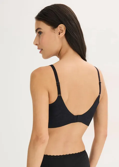 Soutien-gorge Feel Comfort rembourr&eacute; sans armatures, orn&eacute; de dentelle, bonprix