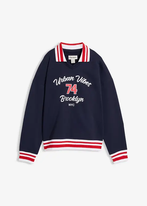 Sweat oversize 100% coton, bonprix