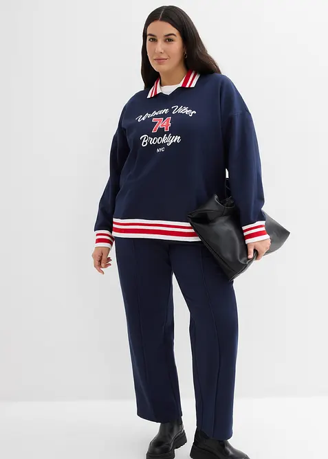 Sweat oversize 100% coton, bonprix