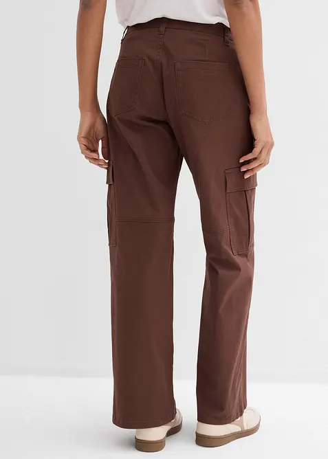 Pantalon cargo en coton extensible, bonprix