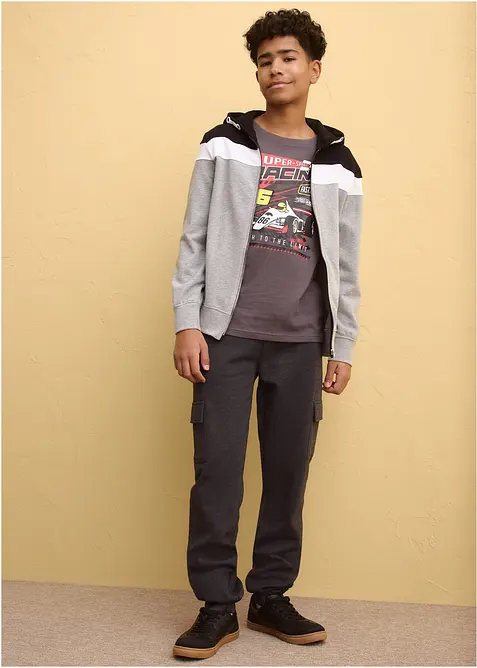 T-shirt manches longues 100% coton, bonprix