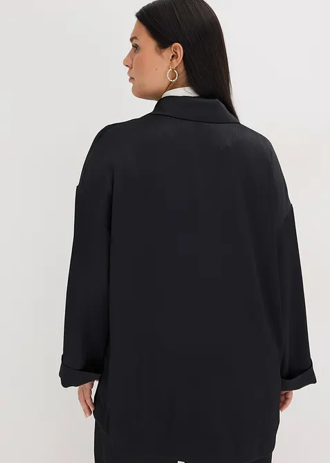 Blazer oversize et crois&eacute;, bonprix