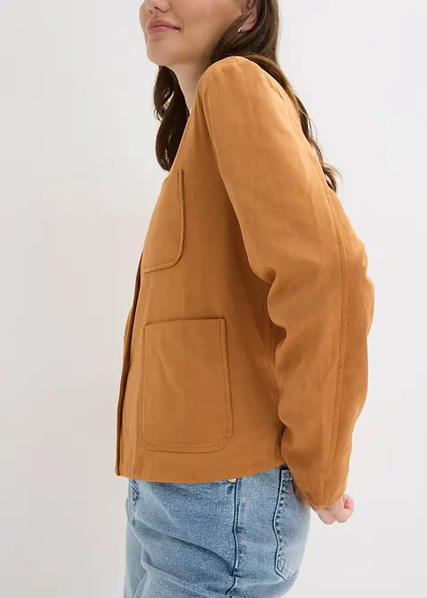 Veste en su&eacute;dine, bonprix