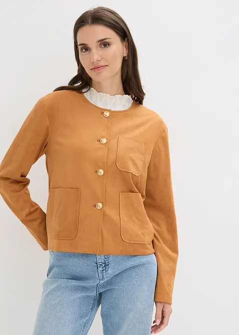 Veste en su&eacute;dine, bonprix