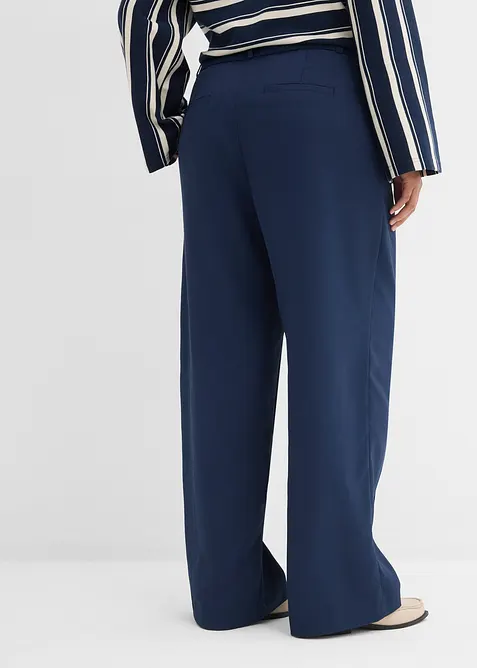 Pantalon droit &agrave; taille &eacute;lastiqu&eacute;e, bonprix
