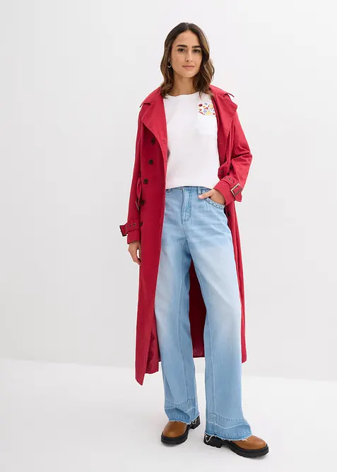 T-shirt 100% coton avec broderie, bonprix