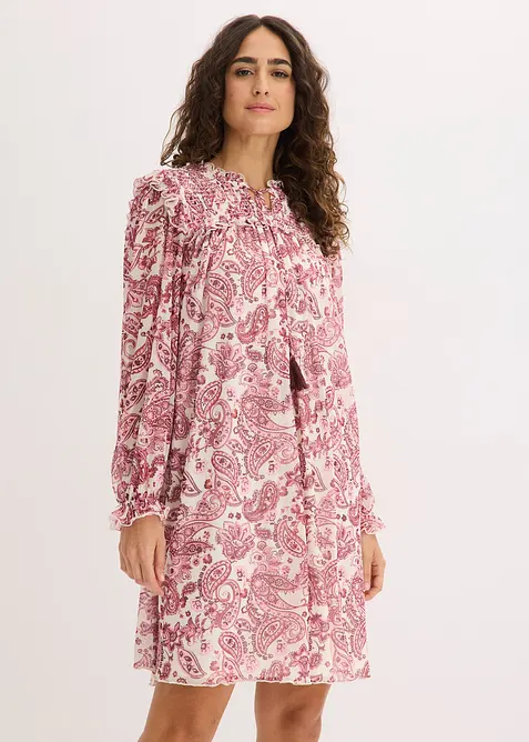 Robe-tunique en mesh doux, bonprix