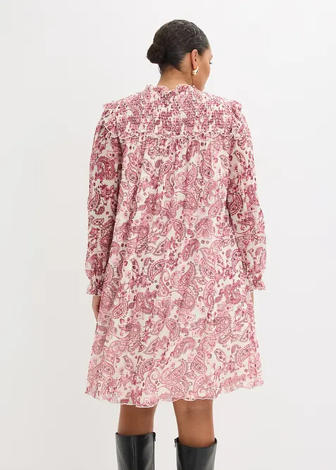 Robe-tunique en mesh doux, bonprix