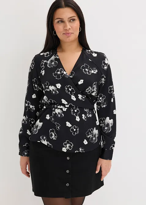 Blouse en satin fluide, bonprix