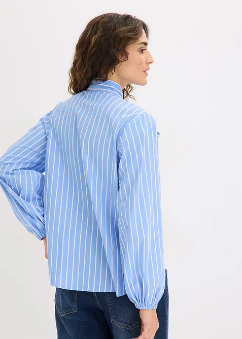 Chemisier &agrave; col lavalli&egrave;re, bonprix