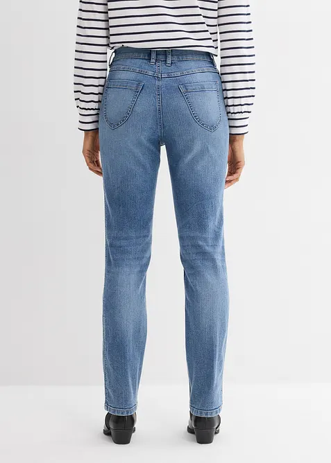 Jean droit taille haute, bonprix