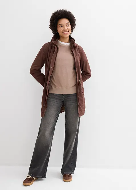 T-shirt manches longues en &eacute;ponge, bonprix